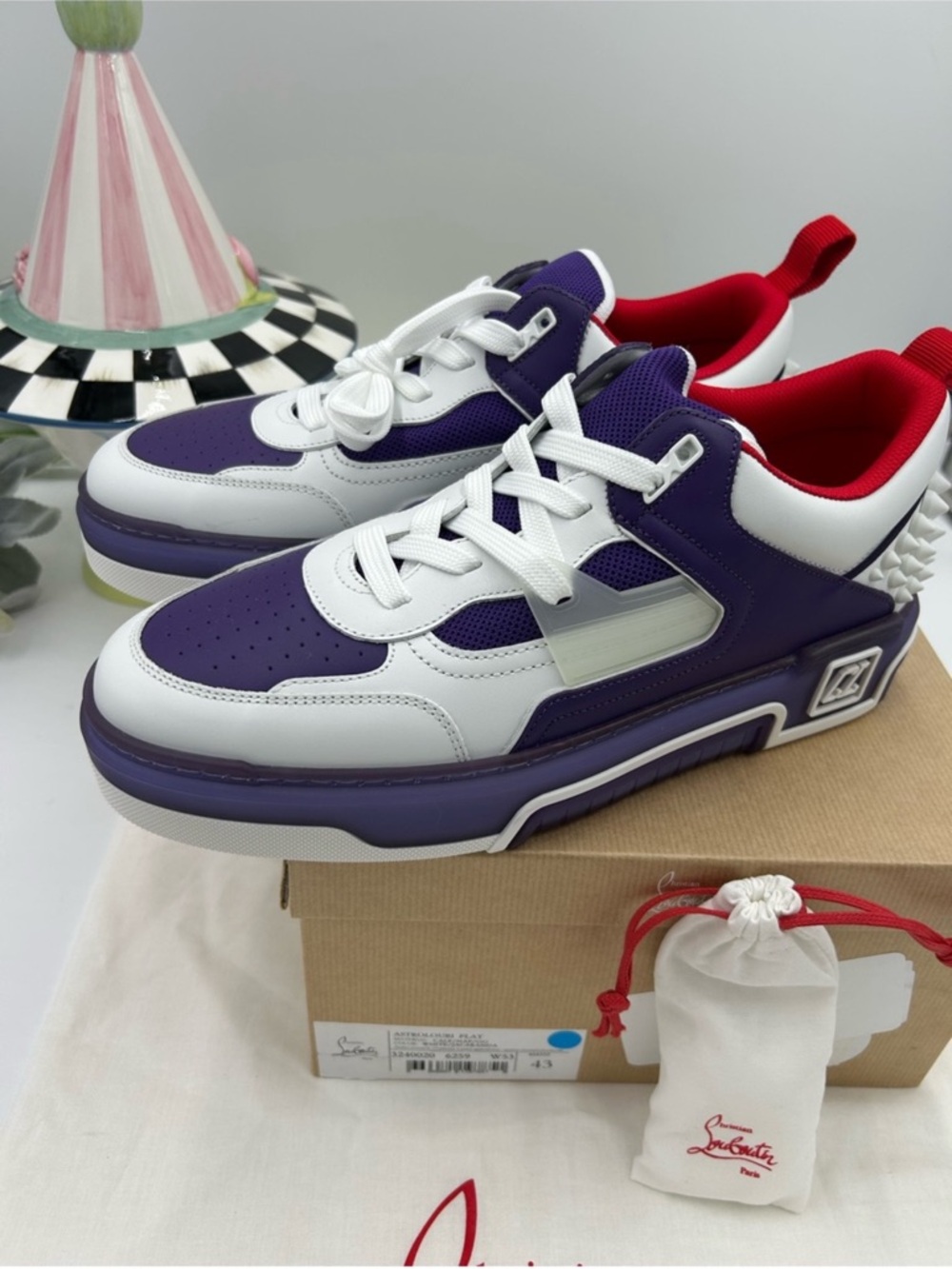 Christian Louboutin men's ASTROLOUBI sneaker . Size 43 - Picture 2 of 9